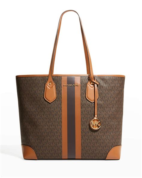 michael kors monogram with red handles|michael kors large monogram tote.